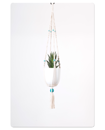 suspension macramé plante